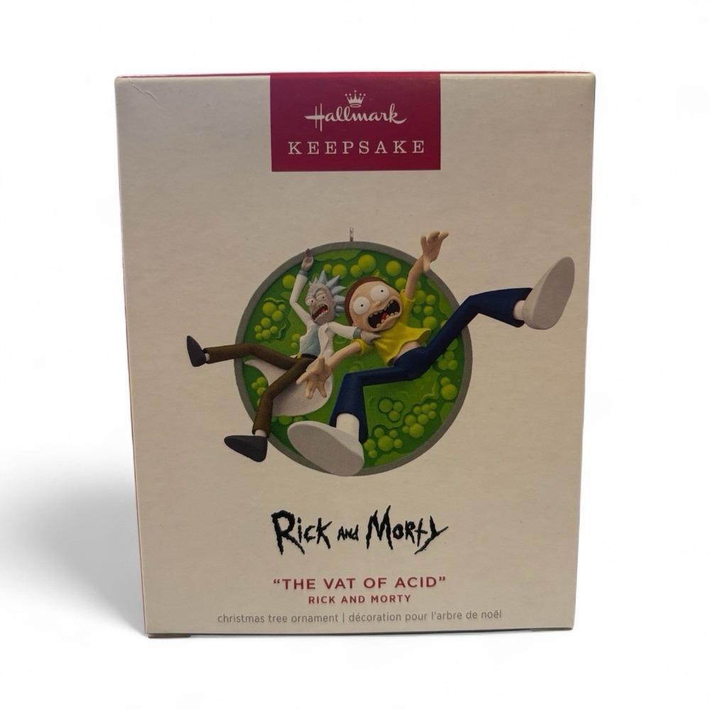 Hallmark Keepsake Ornament 2024 Rick and Morty "The Vat of Acid" Christmas